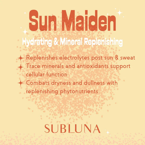 Subluna Sun Maiden Herbal Electrolyte: for Sun Protection & Skin Renewal