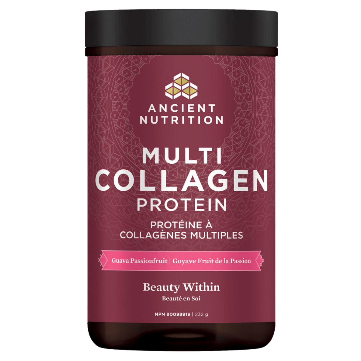 Ancient Nutrition Multi Collagen Protein Beauty Within Guava Passionfruit, 232g