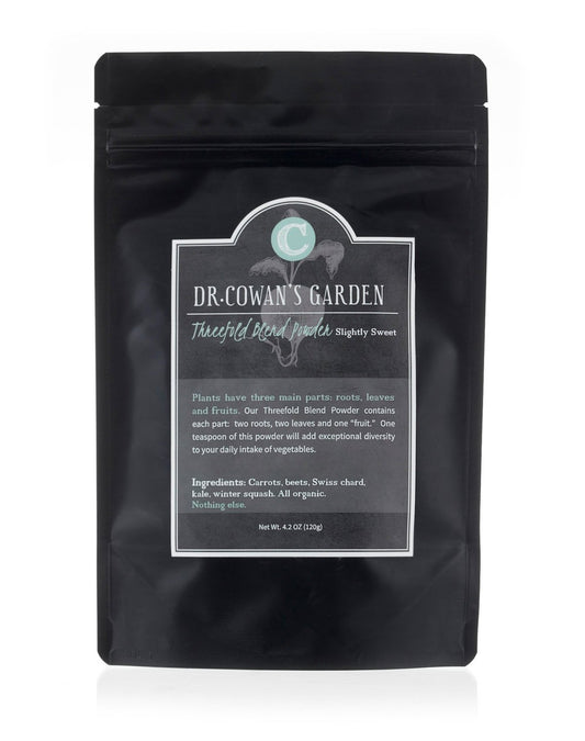 Dr. Cowan's Garden Organic Threefold Blend Powder (slightly sweet)
