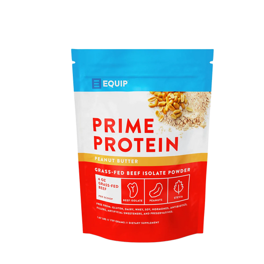 Prime Grass Fed Protein Powder Peanut Butter (1.67 LBS)