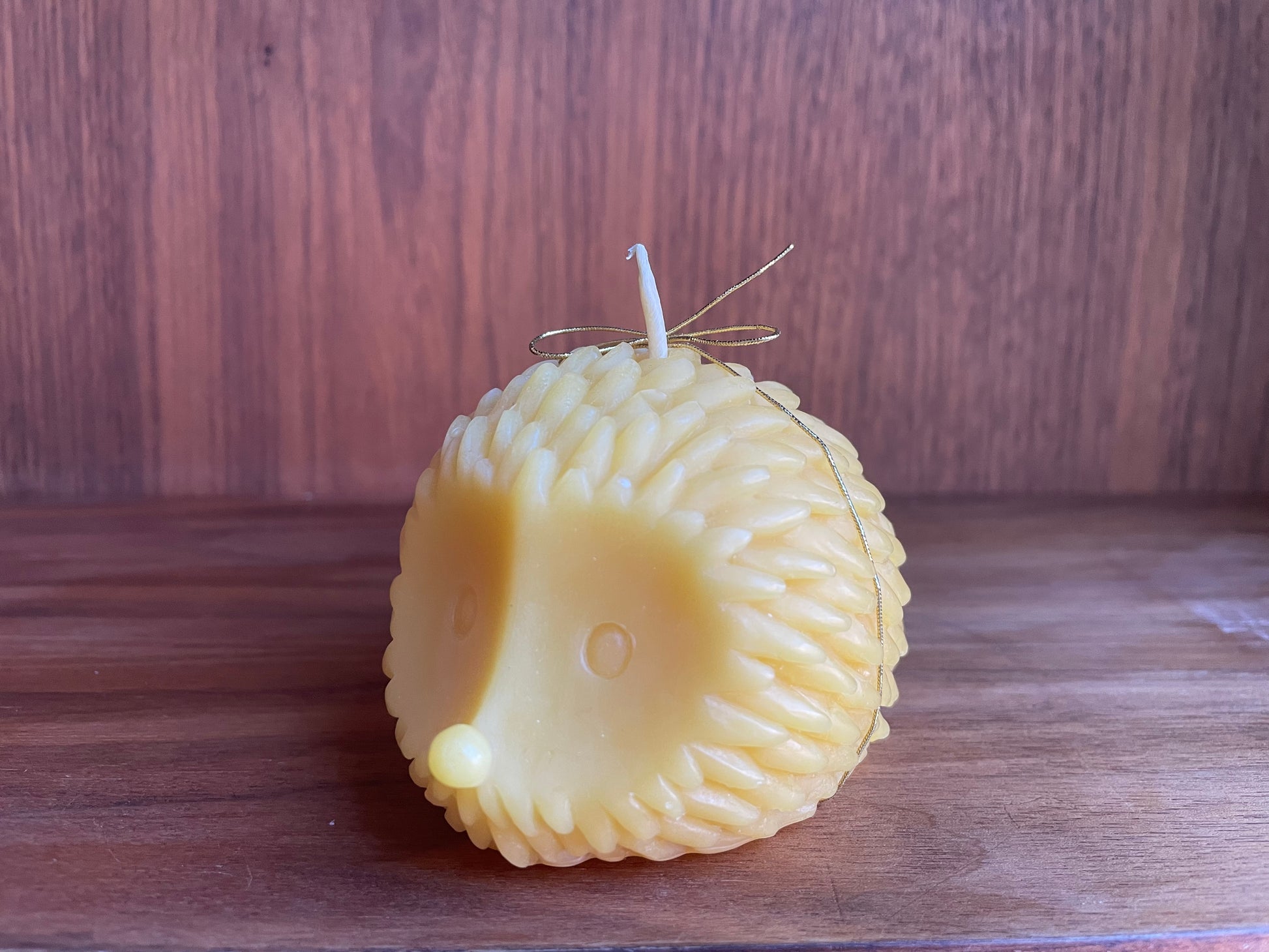 Hedgehog- 100% Pure Beeswax Candle