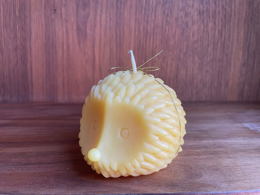 Hedgehog- 100% Pure Beeswax Candle
