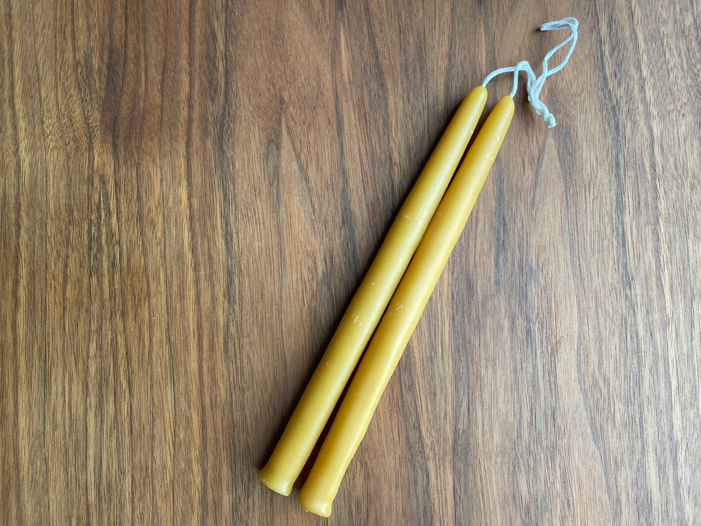 10" Table Candles- 100% Pure Beeswax Candle (Pack of 2)
