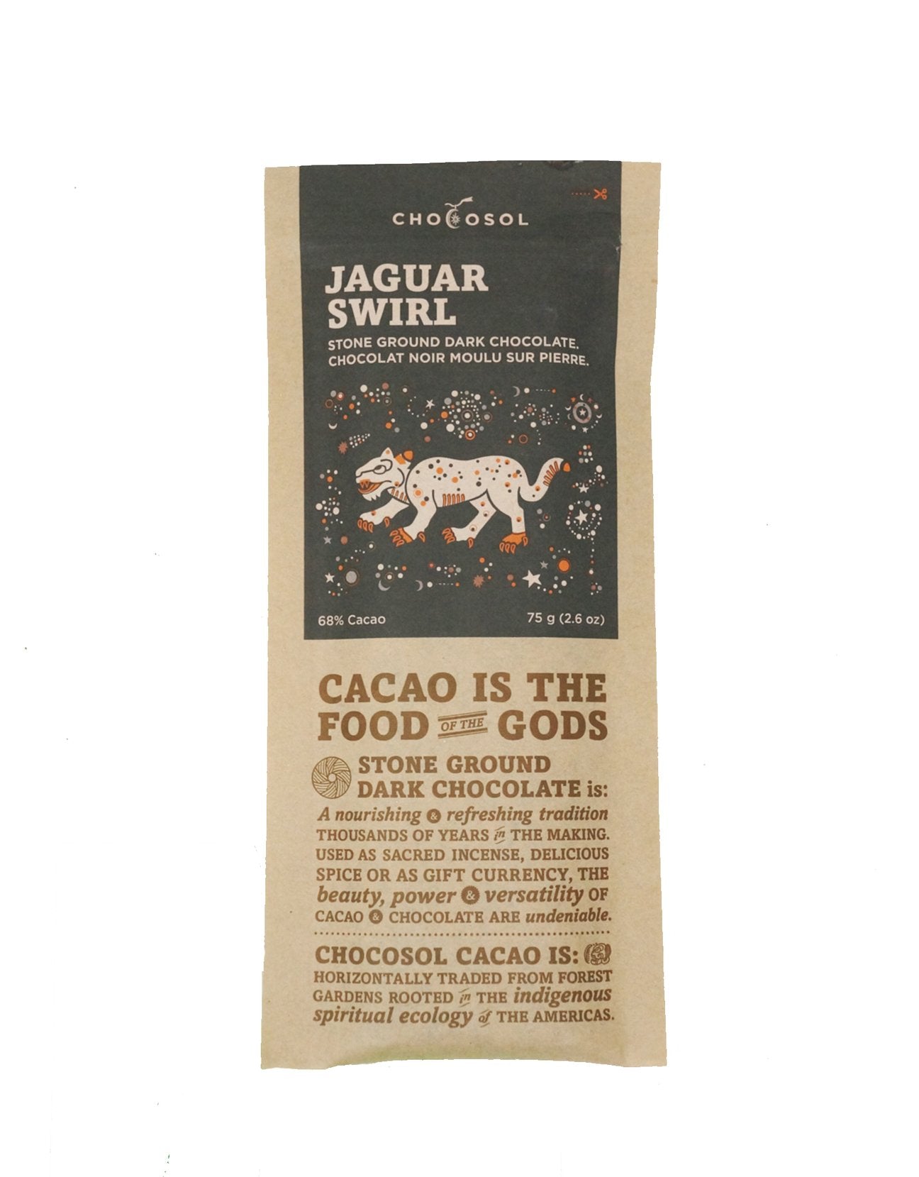 Jaguar Swirl 70% Albino + Red Cacao Chocolate