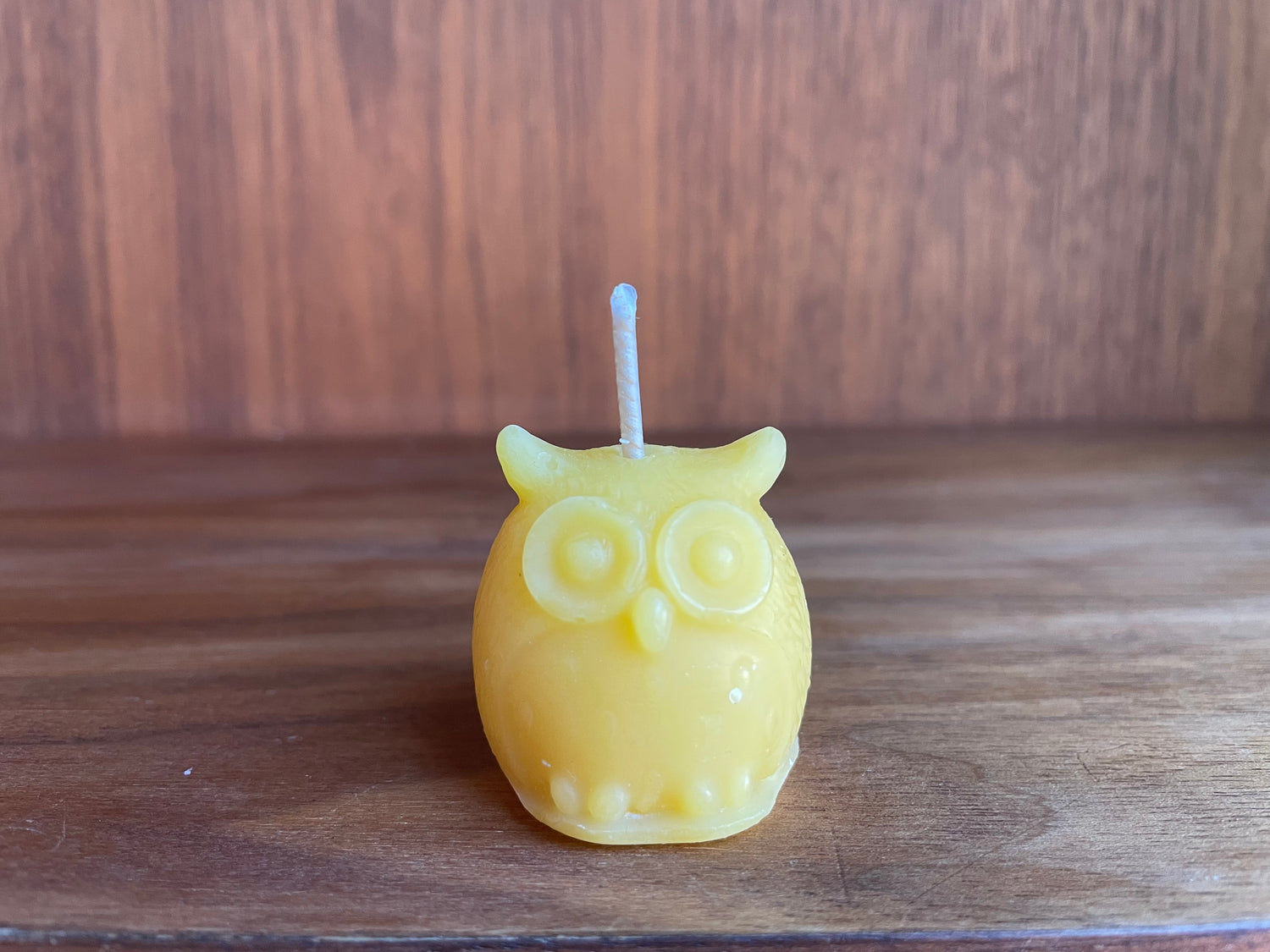 Mini Chubby Owl- 100% Pure Beeswax Candle
