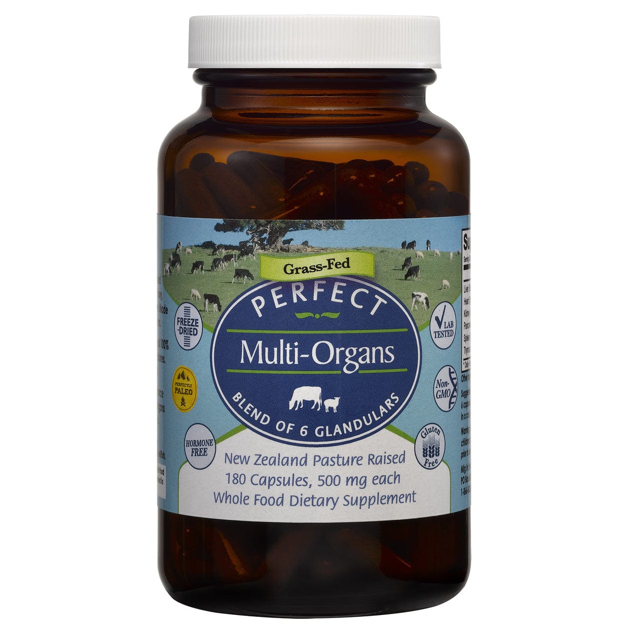 Perfect Multi-Organs - A Blend of 6 Glandulars, Pasture Raised in New Zealand