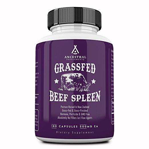 Ancestral Supplements Grass Fed Beef Spleen