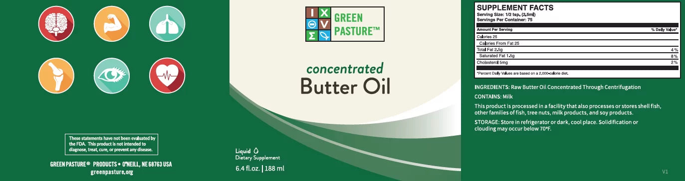 Green Pasture Concentrated Butter Oil-Liquid
