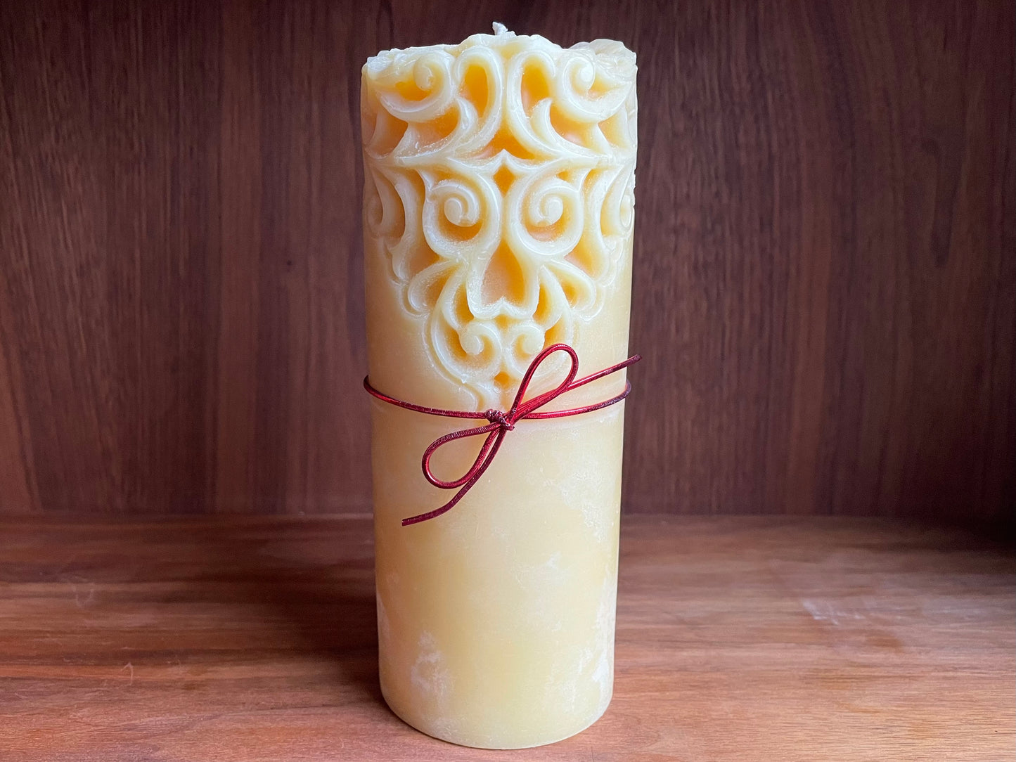 Holy Light Pillar- 100% Pure Beeswax Candle