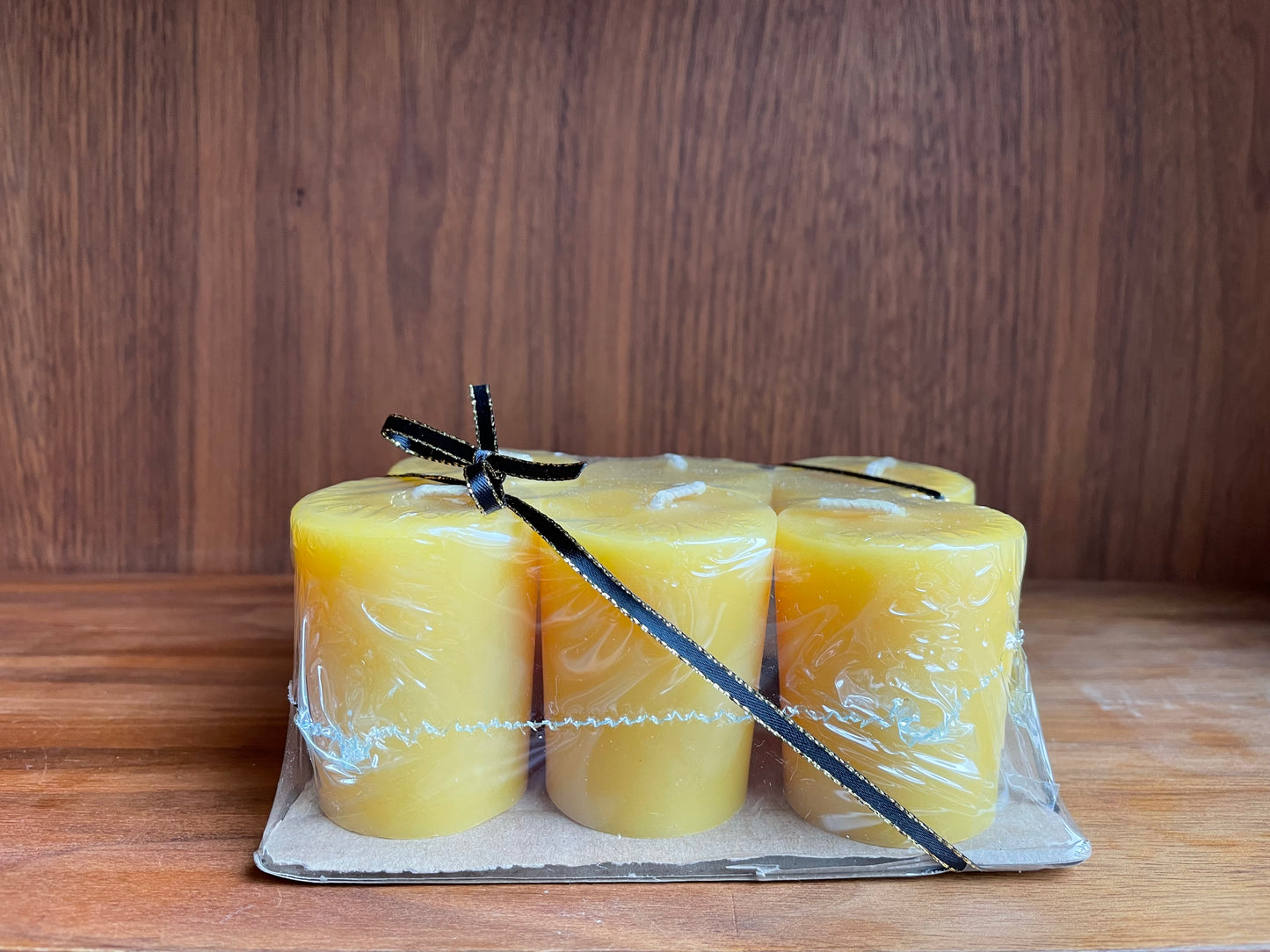 6-Pack Votives- 100% Pure Beeswax Candle