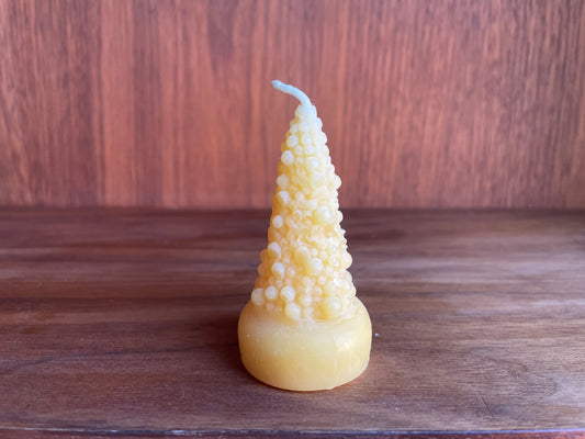 Mini Christmas Tree- 100% Pure Beeswax Candle